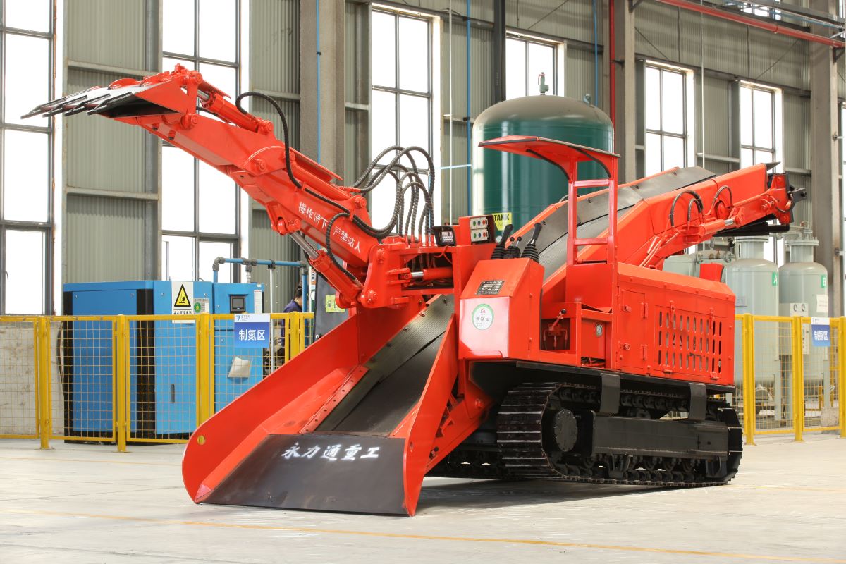 水電站井巷掘進，永力通井巷扒渣機立下汗馬功勞